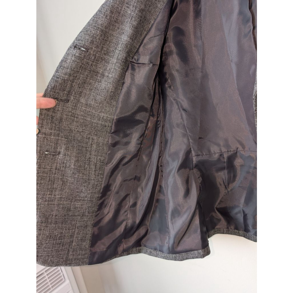 Emily Gray Blazer Jacket Size 12 Womens - Picture 5 of 6
